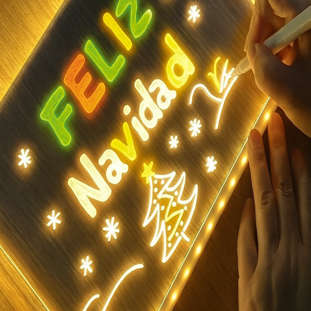 ✨ Pizarra Luz Led MagicBoard™ + Rotuladores Acuaticos Mágicos (GRATIS)