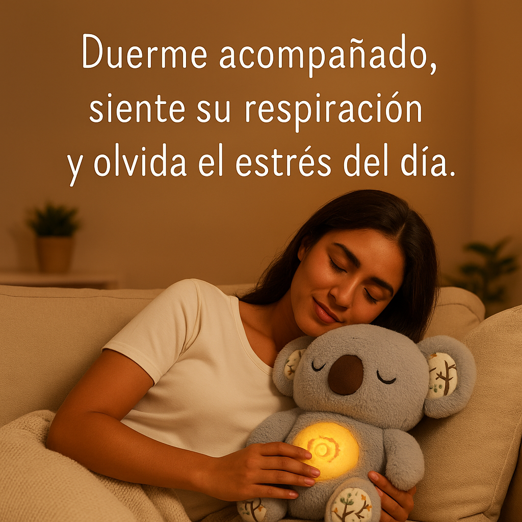 Koaloom™ – El peluche que te abraza, respira y te ayuda a dormir mejor.