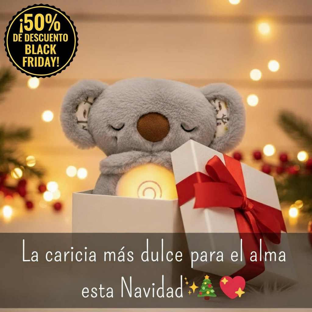 Koaloom™ – El peluche que te abraza, respira y te ayuda a dormir mejor.